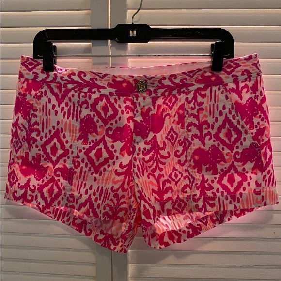 Lilly Pulitzer Pants - Lilly Pulitzer Pink Liana Shorts Size 6